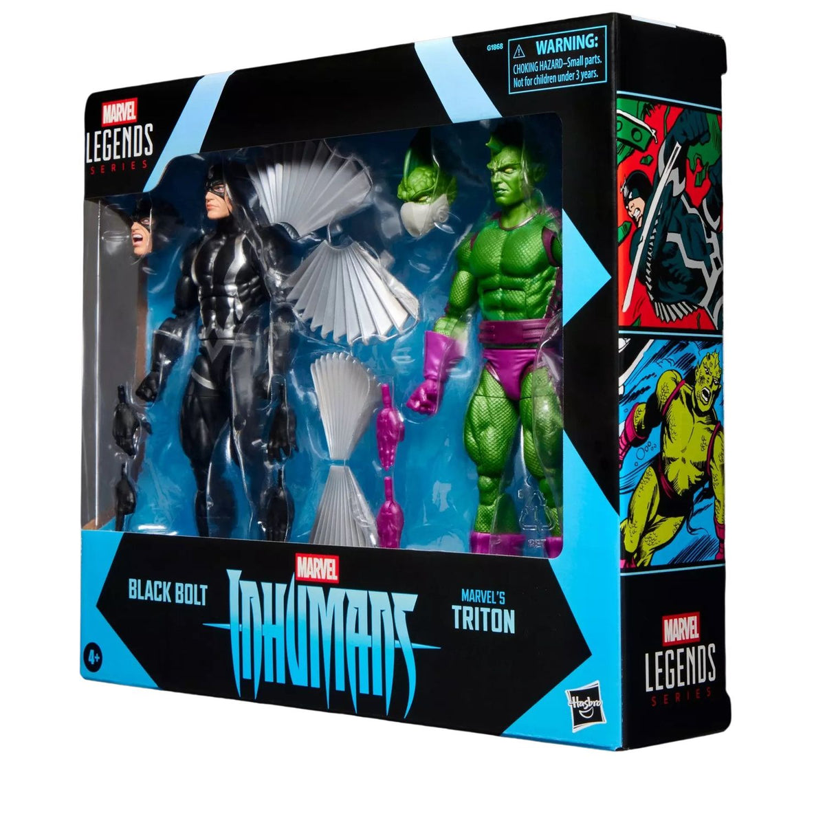 Pack Figuras Inhumans Marvel Legends Black Bolt and Triton