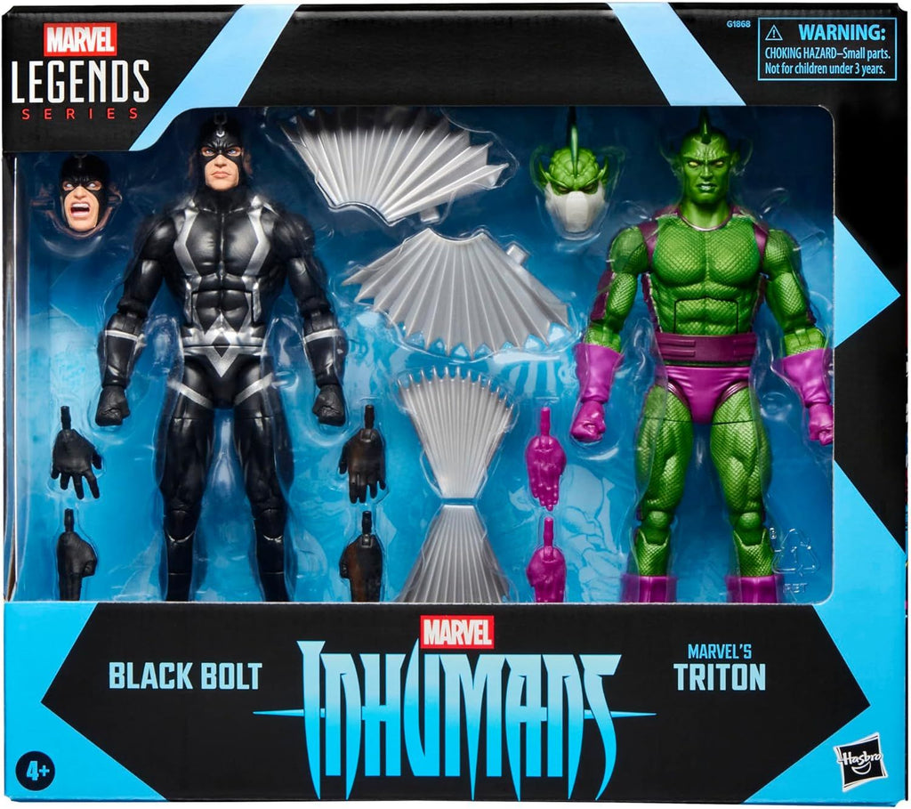 Pack Figuras Inhumans Marvel Legends Black Bolt and Triton