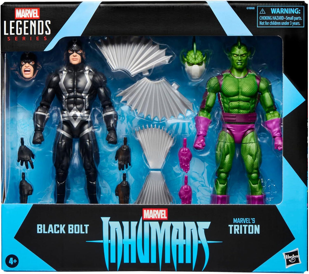 Pack Figuras Inhumans Marvel Legends Black Bolt and Triton