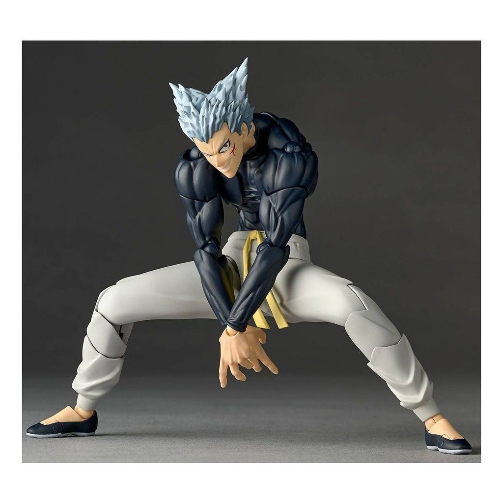 Figura One Punch Man Amazing Yamaguchi Revoltech Garou + Bonus