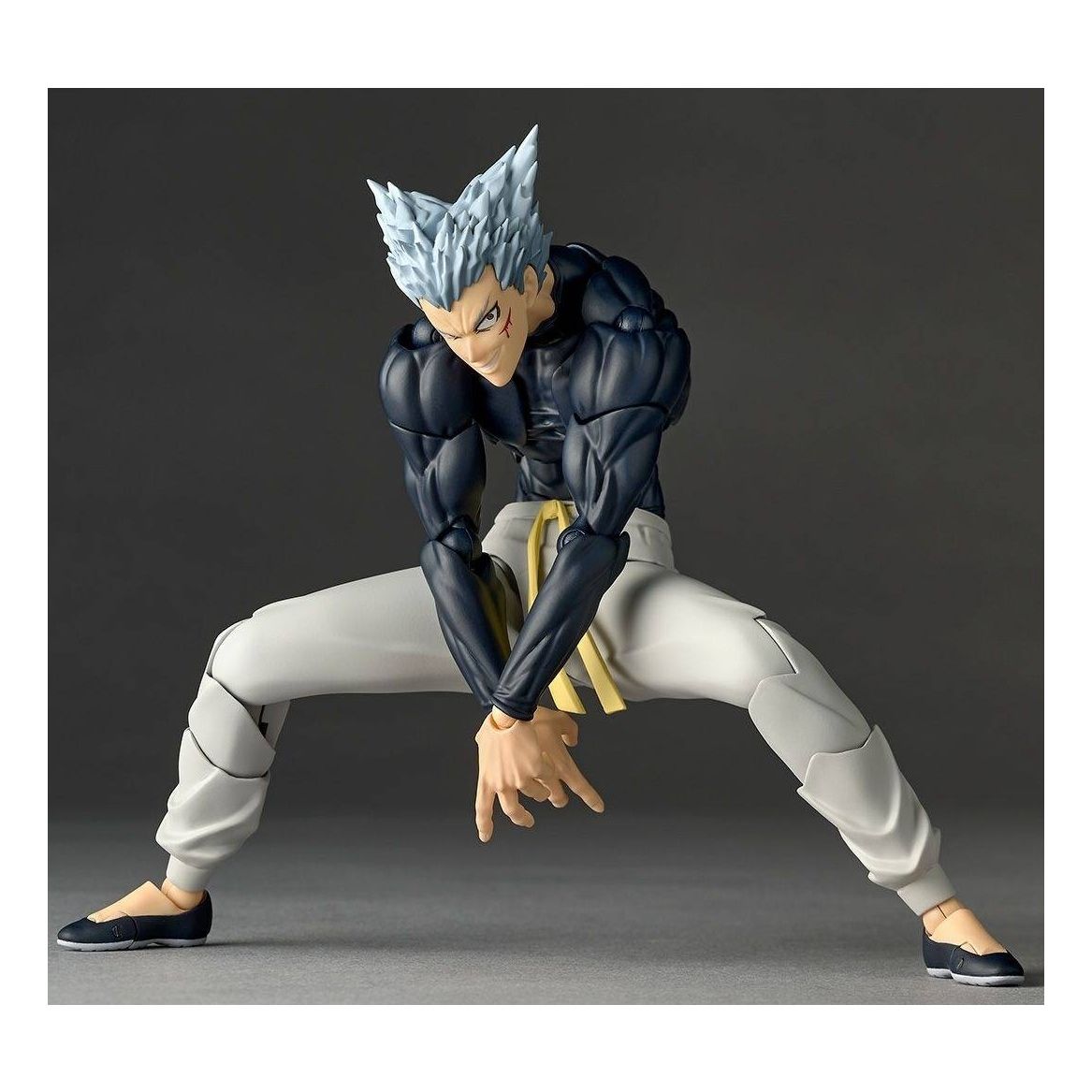 Figura One Punch Man Amazing Yamaguchi Revoltech Garou + Bonus