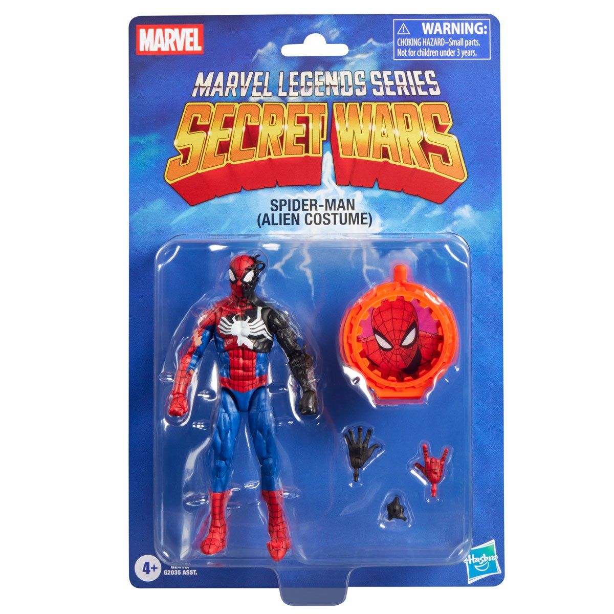 Figura Spiderman Secret Wars Marvel Legends Spider-Man Alien Costume