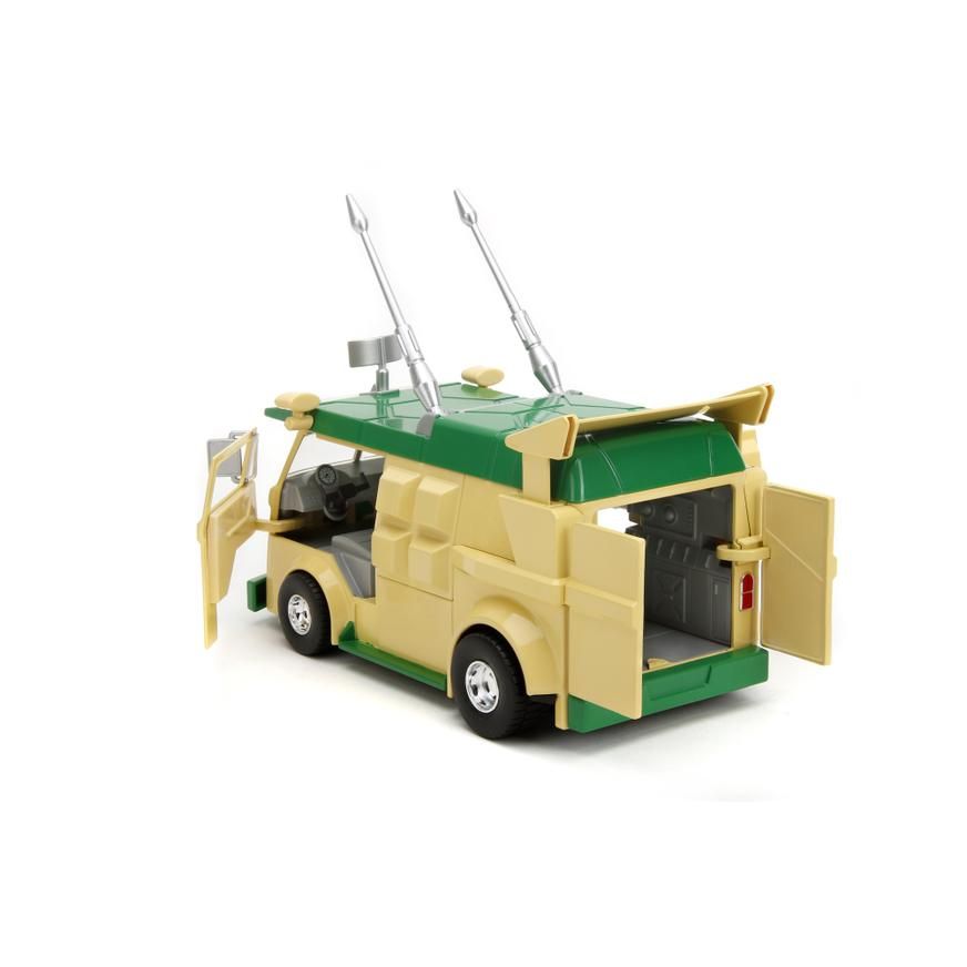 Auto a Escala 1-24 TMNT Tortugas Ninja Hollywood Rides Donatello & Party Wagon