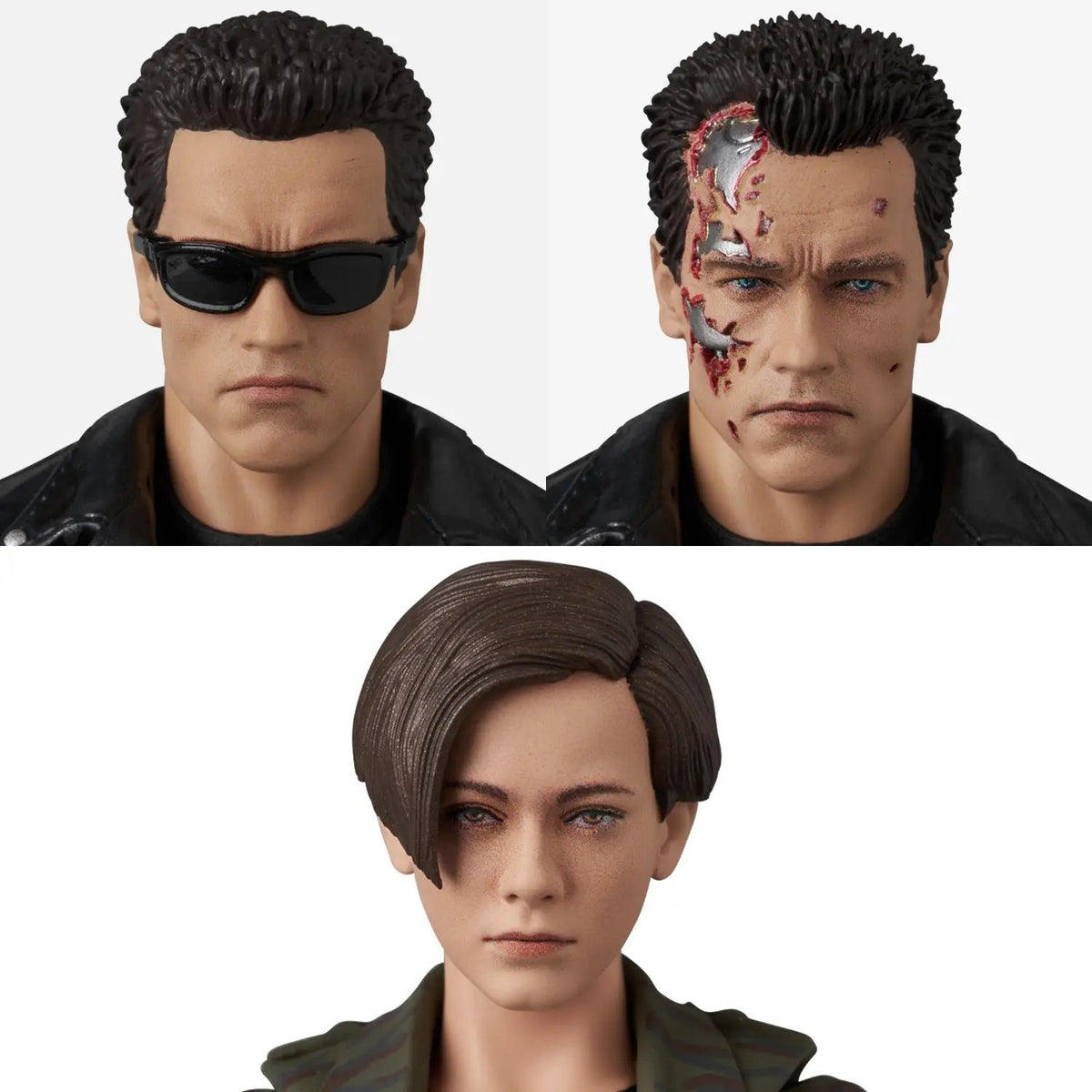 Pack de Figuras Terminator 2 Judgment Day MAFEX 280 T-800 (T2 Ver.) and John Connor