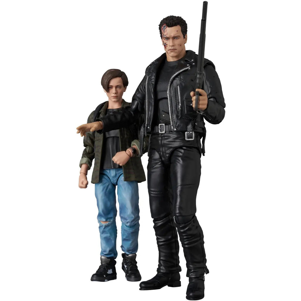 Pack de Figuras Terminator 2 Judgment Day MAFEX 280 T-800 (T2 Ver.) and John Connor