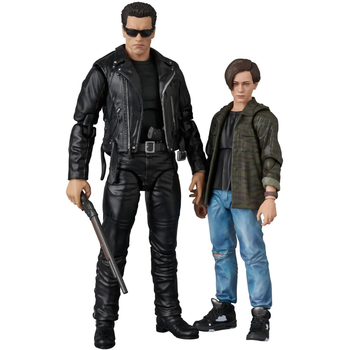 Pack de Figuras Terminator 2 Judgment Day MAFEX 280 T-800 (T2 Ver.) and John Connor