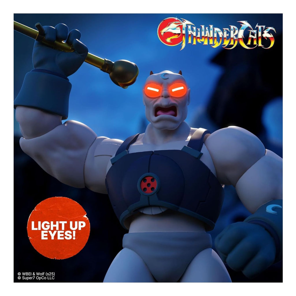 Figura de Acción ThunderCats ULTIMATES Red Eyes - Ojos Rojos con Luces