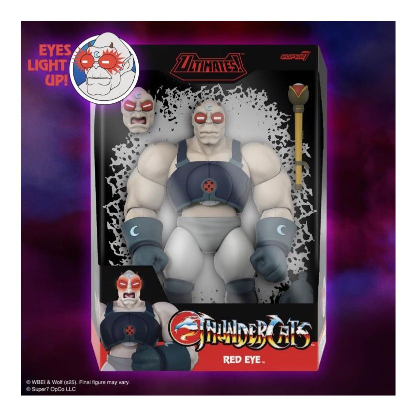 Figura de Acción ThunderCats ULTIMATES Red Eyes - Ojos Rojos con Luces