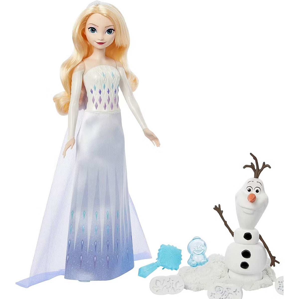 Muñeca Disney Frozen Aventuras Elsa y Olaf con Accesorios