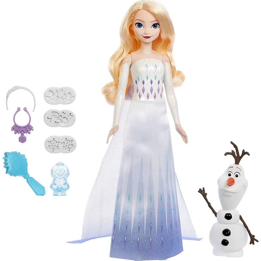 Muñeca Disney Frozen Aventuras Elsa y Olaf con Accesorios