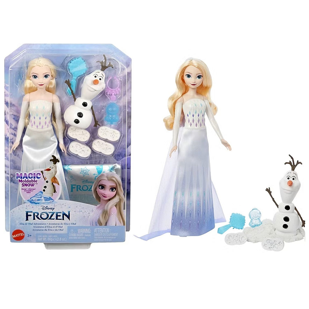 Muñeca Disney Frozen Aventuras Elsa y Olaf con Accesorios