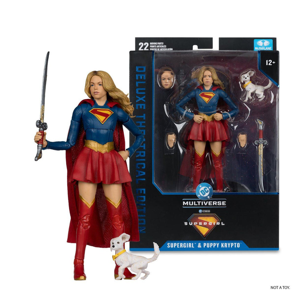 DC Multiverse The Movie 2026 Supergirl and Baby Krypto Deluxe Theatrical Edition