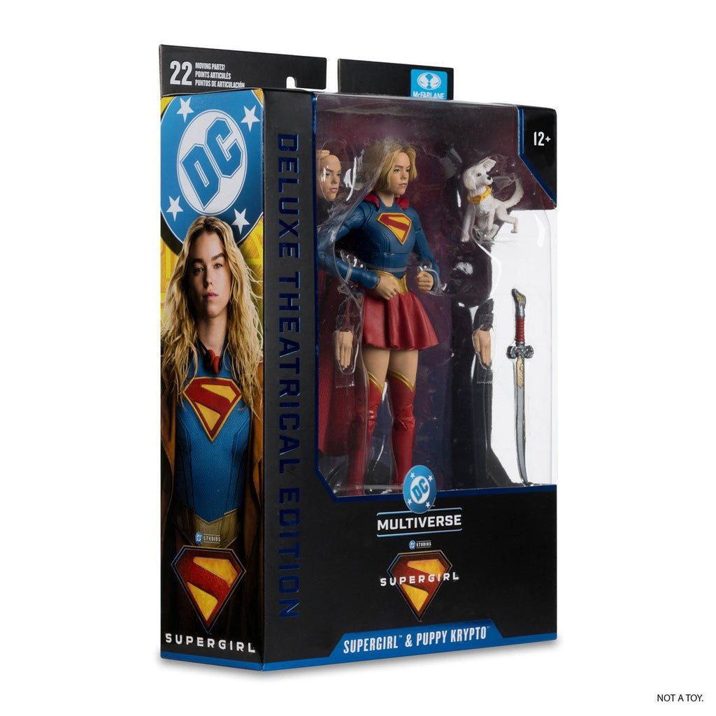 DC Multiverse The Movie 2026 Supergirl and Baby Krypto Deluxe Theatrical Edition