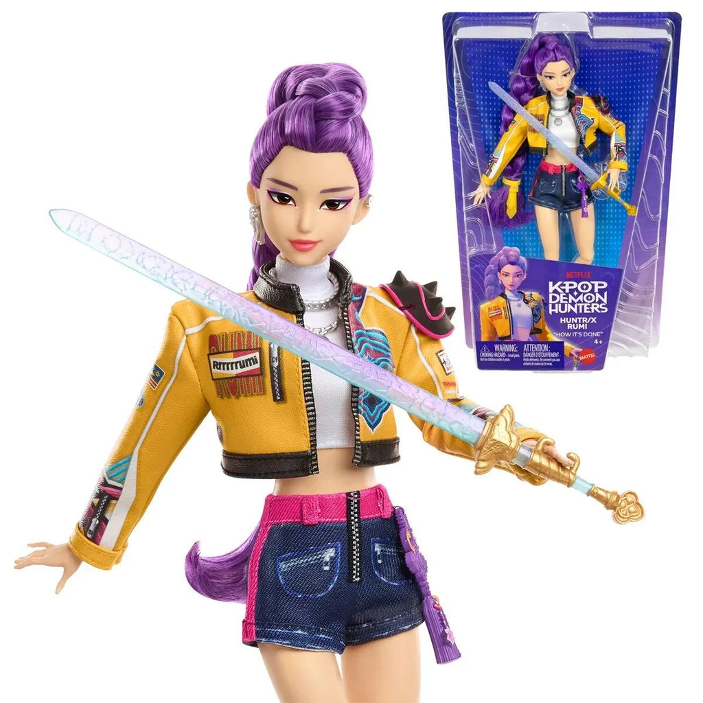 Muñeca Mattel Kpop Demon Hunter Huntrix Rumi Fashin Outfit Original