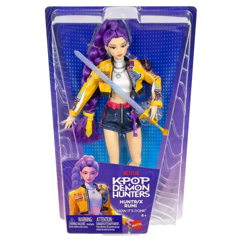 Muñeca Mattel Kpop Demon Hunter Huntrix Rumi Fashin Outfit Original
