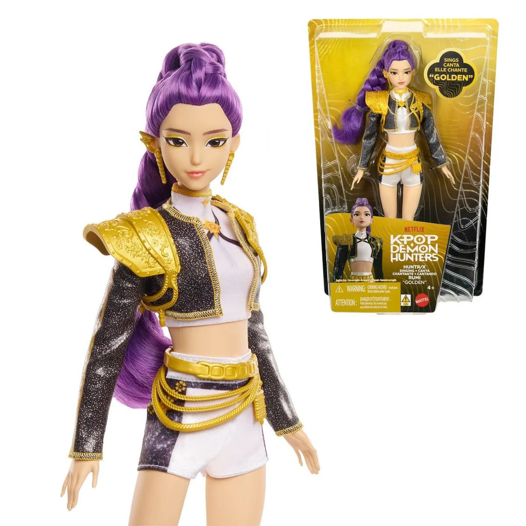 Muñeca Mattel Kpop Demon Hunter Huntrix Rumi Golden Original Musical