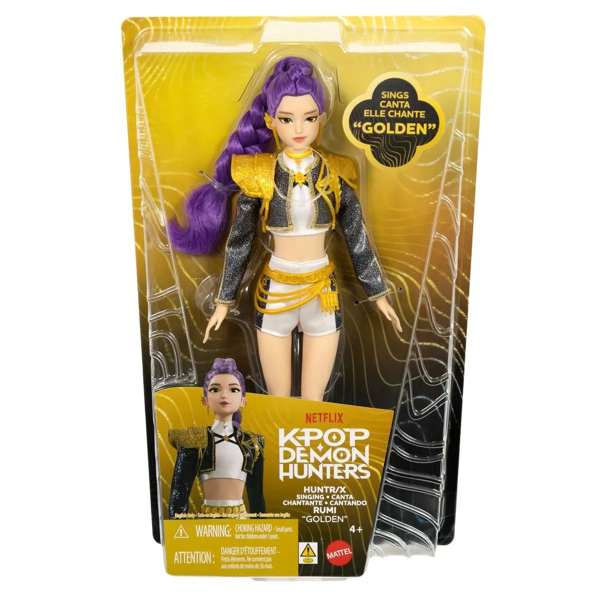 Muñeca Mattel Kpop Demon Hunter Huntrix Rumi Golden Original Musical