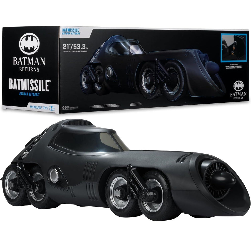 Batmobile Batman Returns DC Multiverse Batmissile Vehiculo 53cm Largo