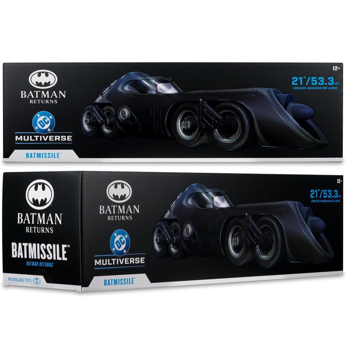 Batmobile Batman Returns DC Multiverse Batmissile Vehiculo 53cm Largo