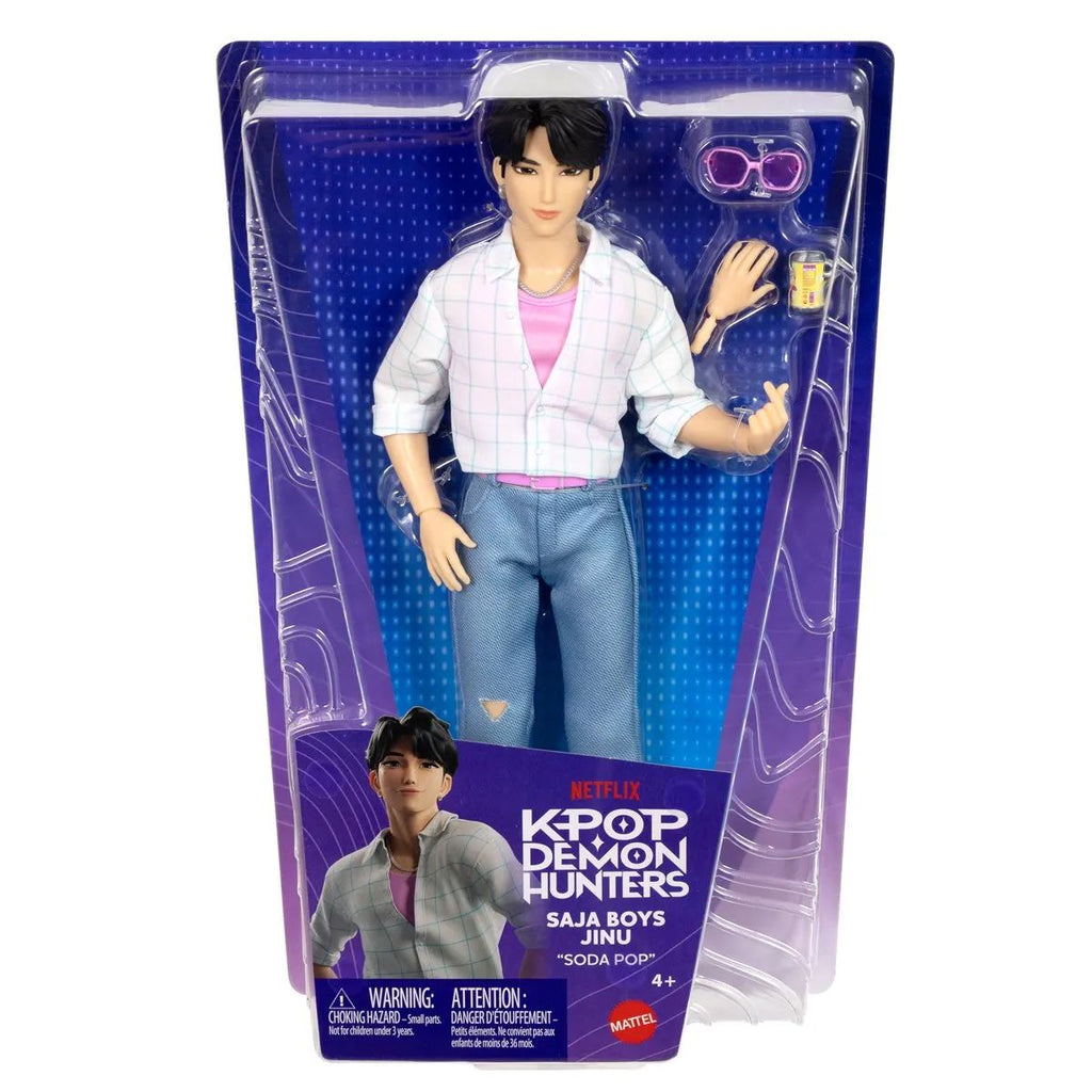 Muñeca Mattel Kpop Demon Hunter Saja Boys Jinu Outfit Soda Pop Original