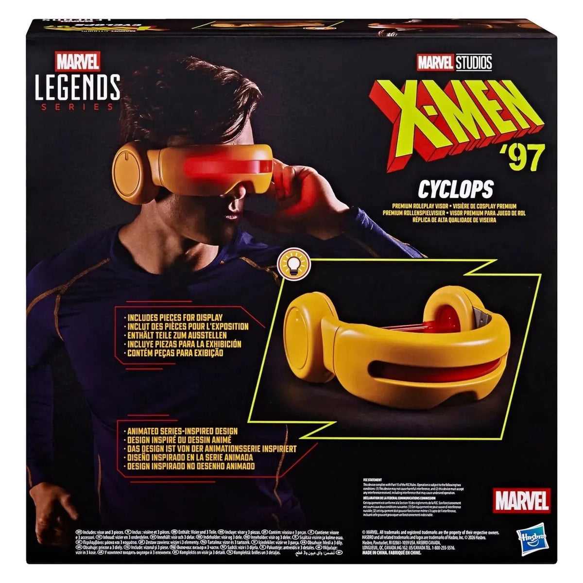 Visor Marvel Legends Ciclope X-Men 97 Cyclops Premium Visera original
