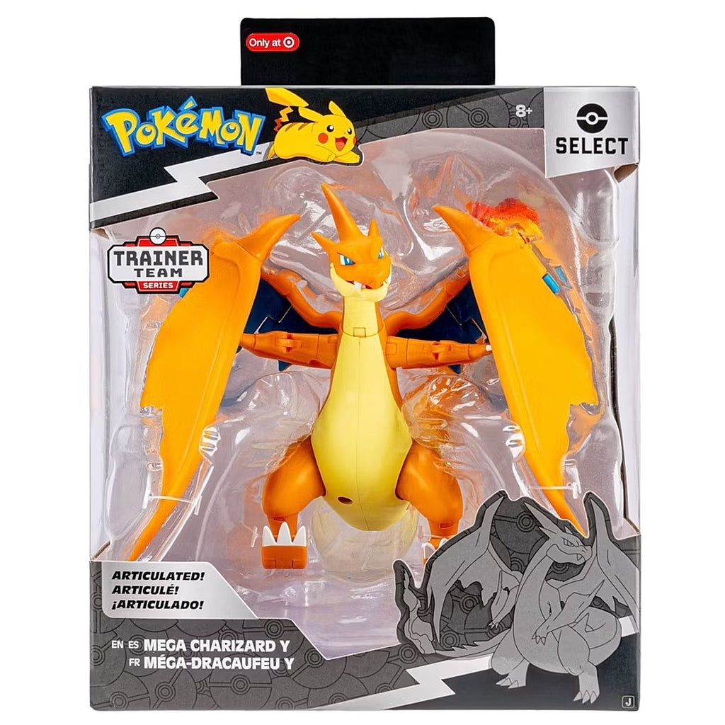 Figura de Accion Pokemon Select Series Mega Charizard Y Exclusiva