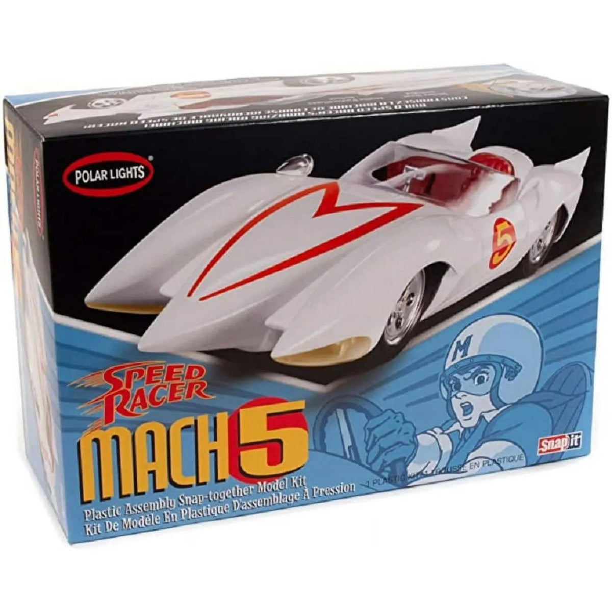 Auto a Escala 1/25 Proyecto para Armable  y Pintar Speed Racer Mach 5 Meteoro Model Kit