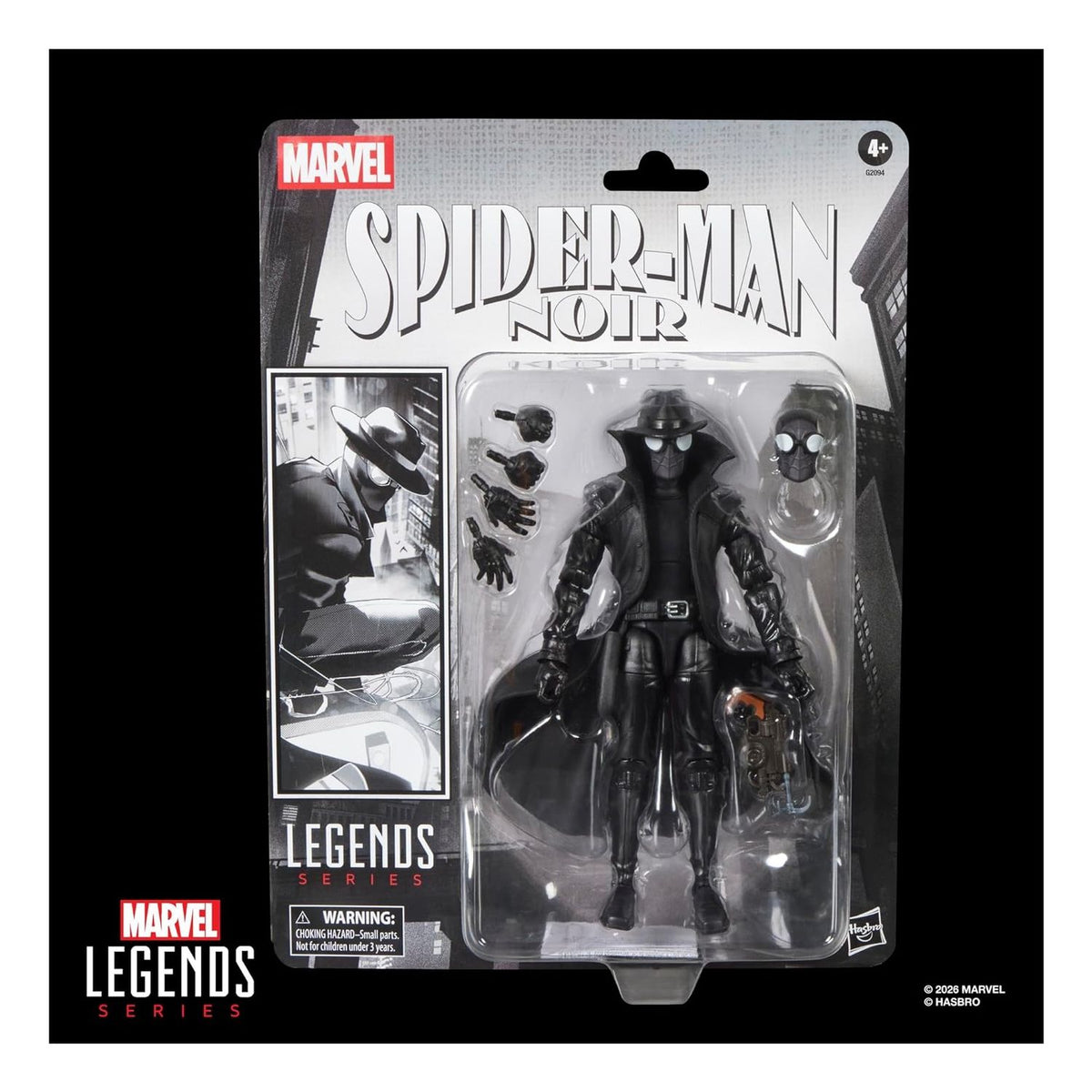 Figura Marvel Legends Series Spider-Man Noir Retro Cardback