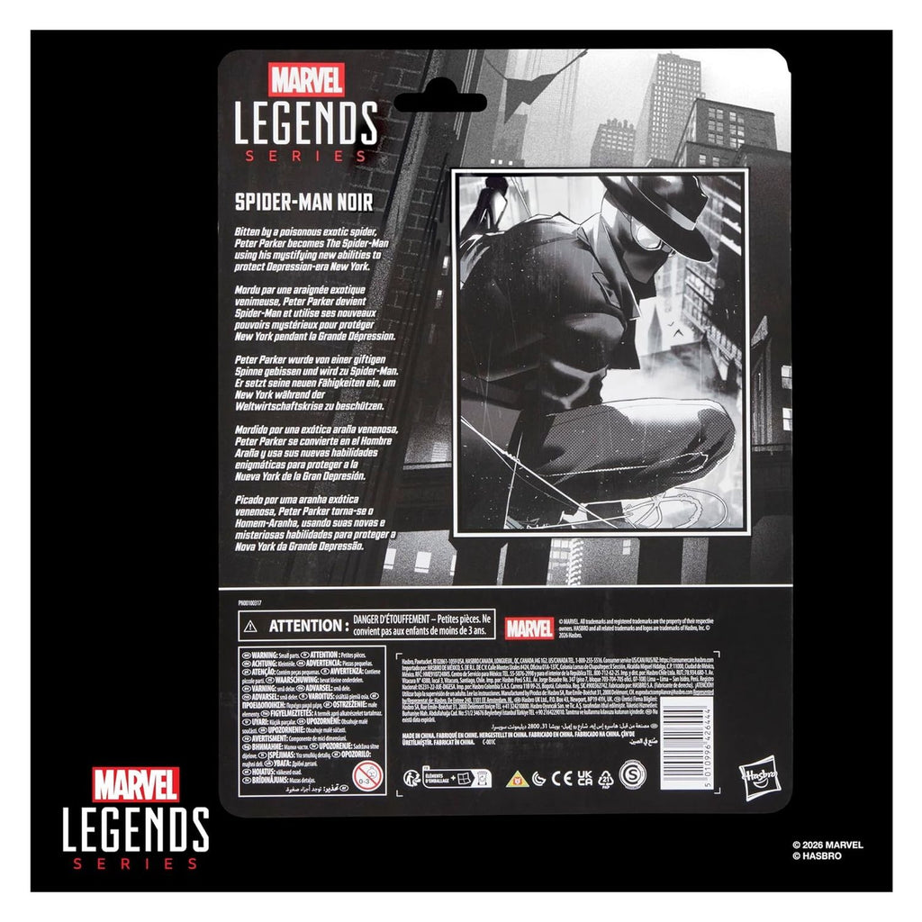 Figura Marvel Legends Series Spider-Man Noir Retro Cardback