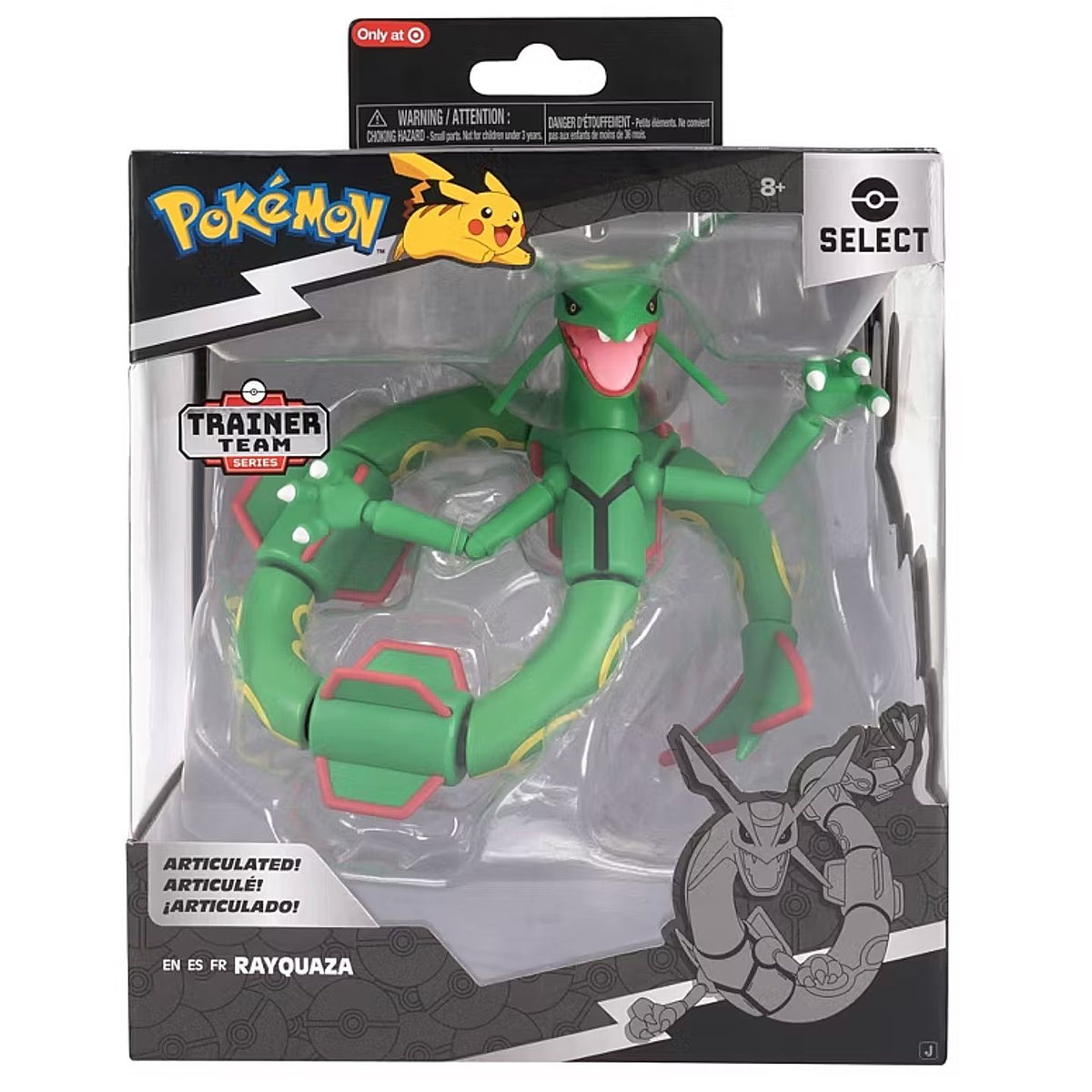 Figura de Accion Pokemon Select Series Rayquaza 6 Exclusivo