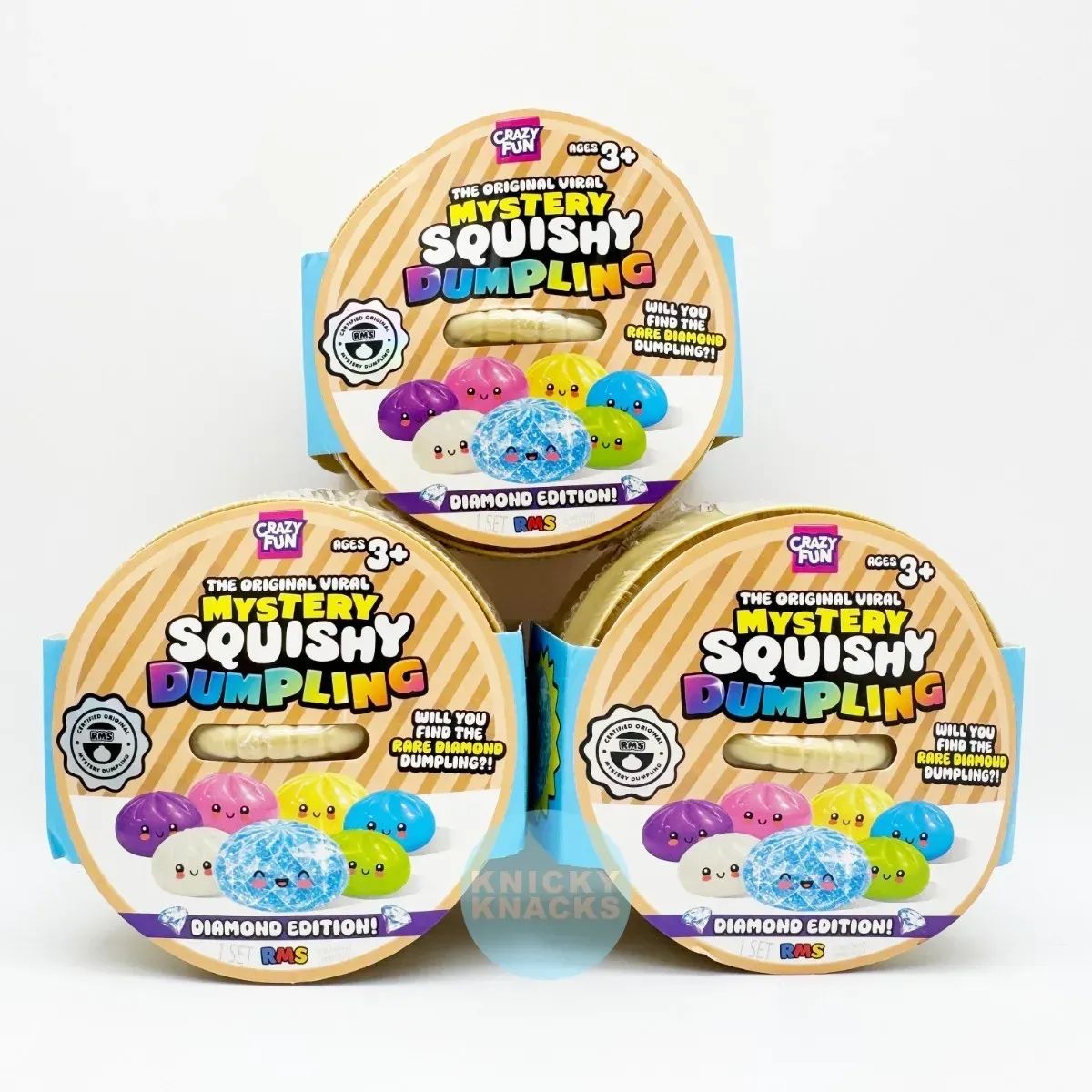 Squishy Dumpling Original Estirable Aleatorio Diamond Edition antiestrés RMS