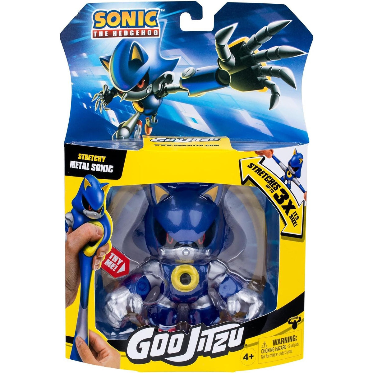 Goo Jit Zu Squishy Estirable Elásticos Metal Sonic the Hedgehog Stretchy Hero