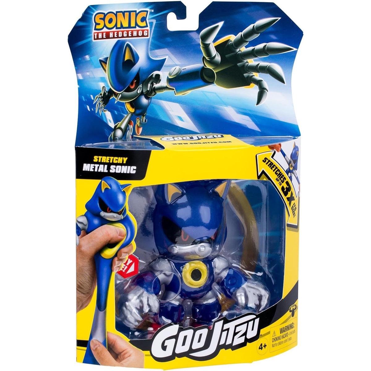 Goo Jit Zu Squishy Estirable Elásticos Metal Sonic the Hedgehog Stretchy Hero