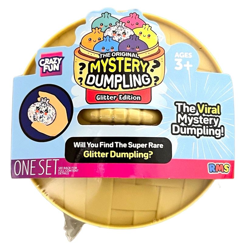 Squishy Dumpling Original Estirable Aleatorio Glitter Edition Misterioso antiestrés RMS