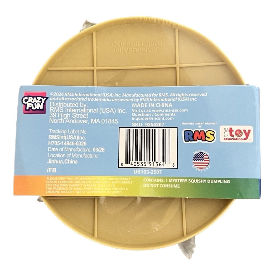 Squishy Dumpling Original Estirable Aleatorio Glitter Edition Misterioso antiestrés RMS