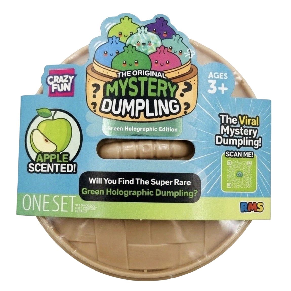 Squishy Dumpling Original Estirable Aleatorio Green Apple Misterioso antiestrés RMS