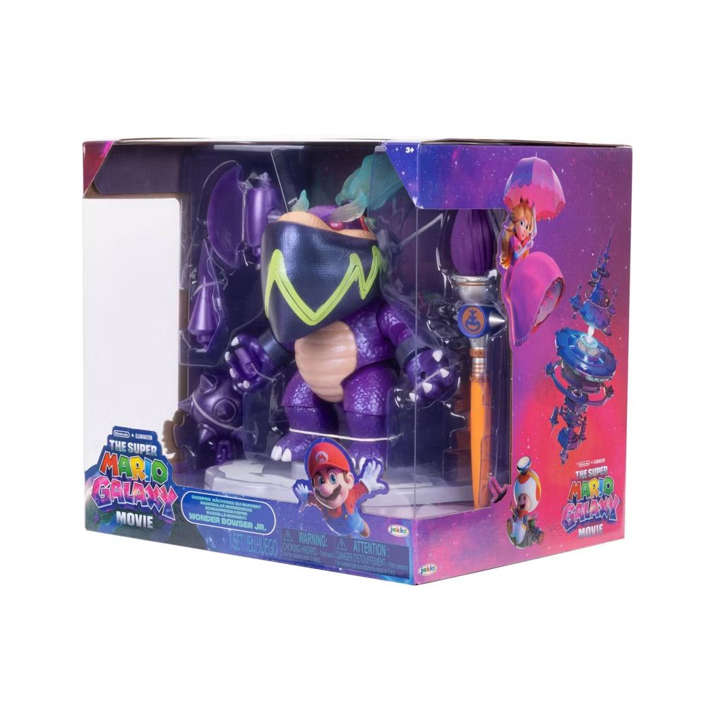 Chomping Wonder Bowser Jr. Super Mario Bros Galaxy Movie 20cm