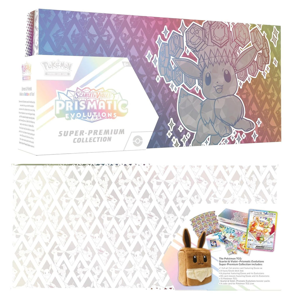 Pokemon TCG Scarlet & Violet Prismatic Evolutions Super Premium Collection en INGLES
