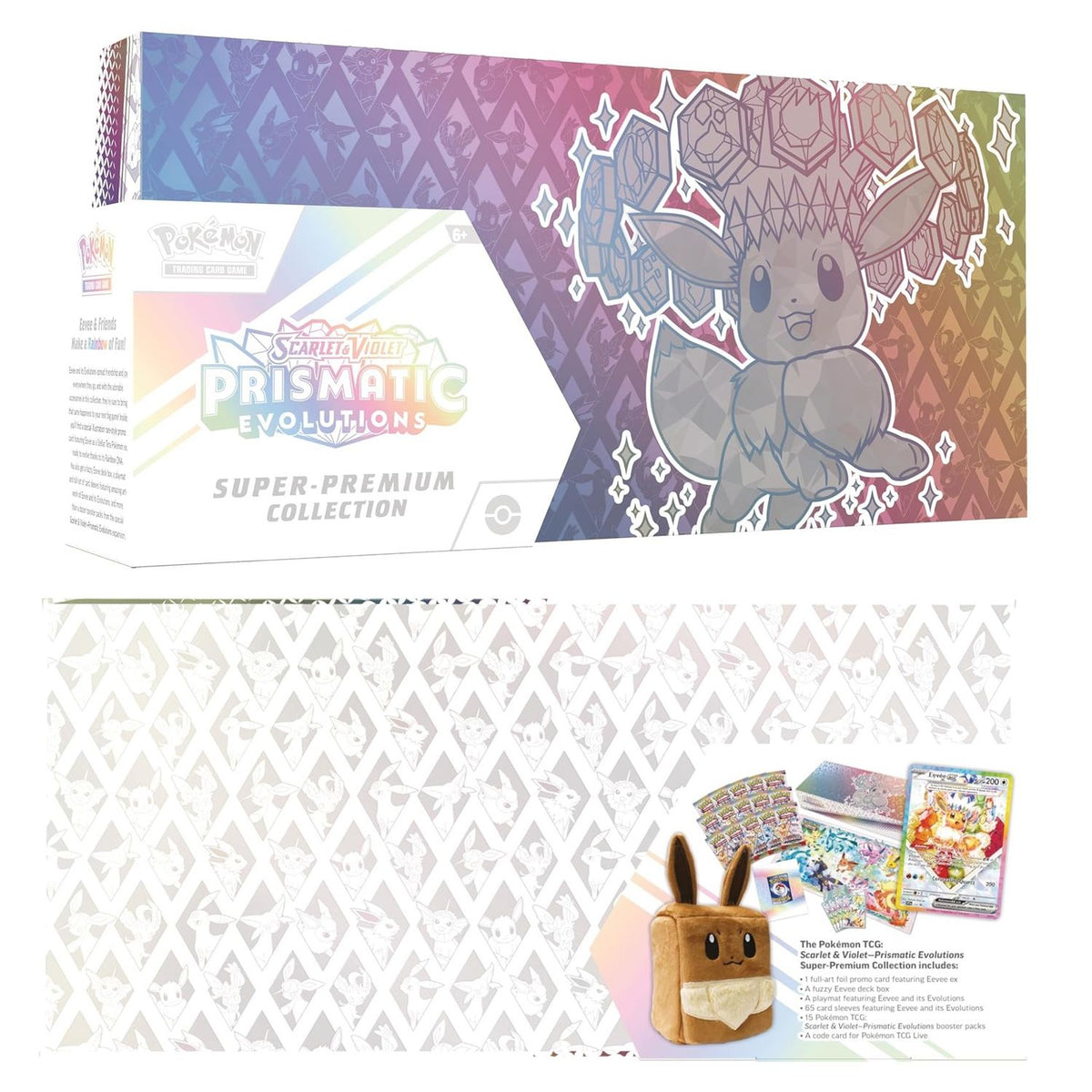 Pokemon TCG Scarlet & Violet Prismatic Evolutions Super Premium Collection en INGLES