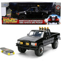 Auto Escala Volver al futuro 1985 Toyota SR5 Pickup con Patineta 1-24 Back To The Future
