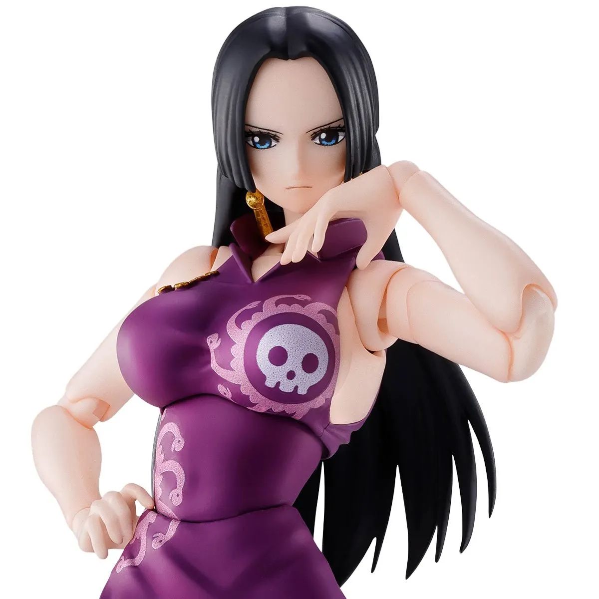 Figura de Acción One Piece SH Figuarts Boa Hancock Marineford Luffy