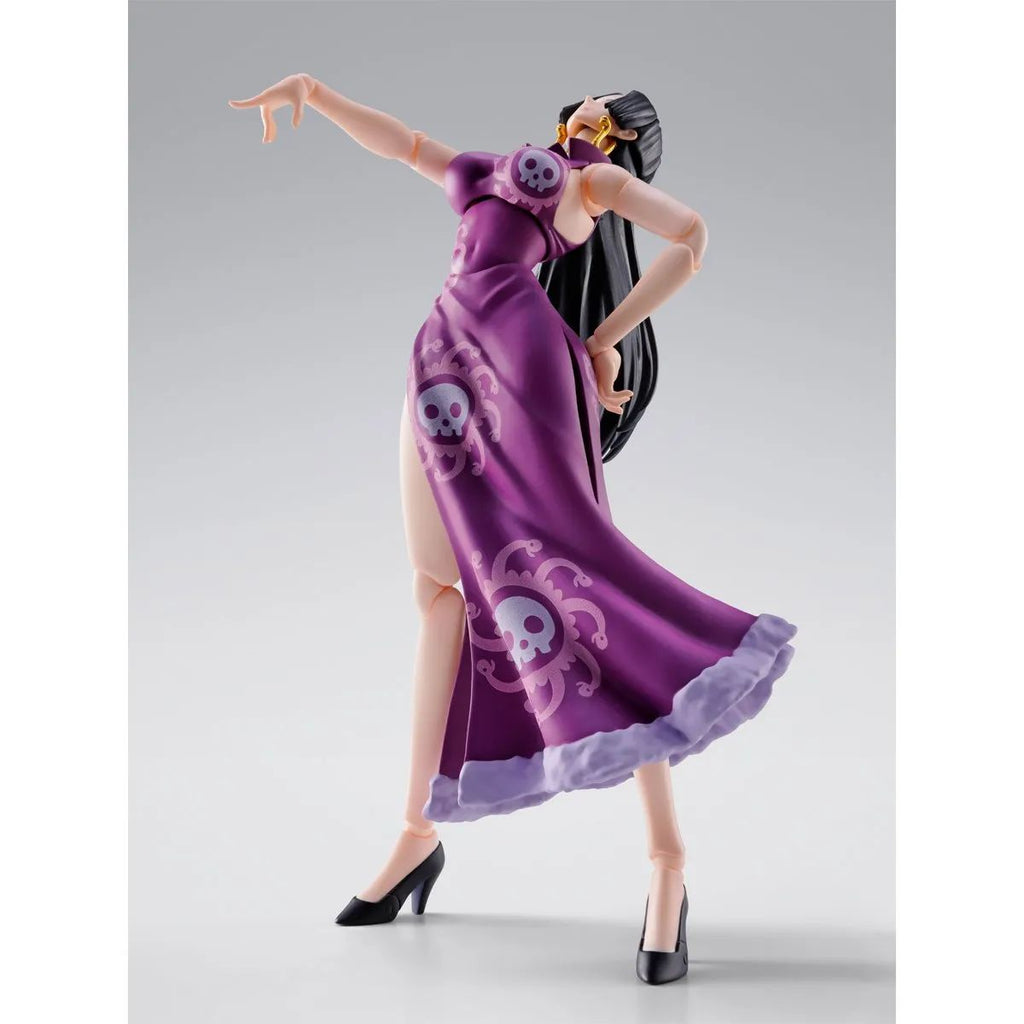 Figura de Acción One Piece SH Figuarts Boa Hancock Marineford Luffy