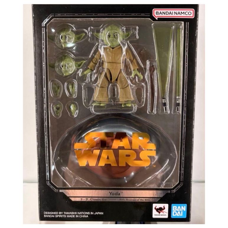 Figura de Acción Star Wars Revenge of the Sith Yoda SH Figuarts Bandai