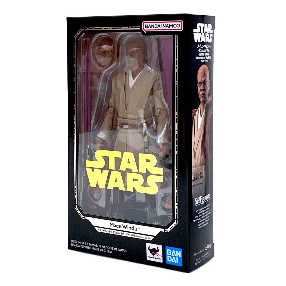 Figura Star Wars Revenge of the Sith Mace Windu SH Figuarts Bandai