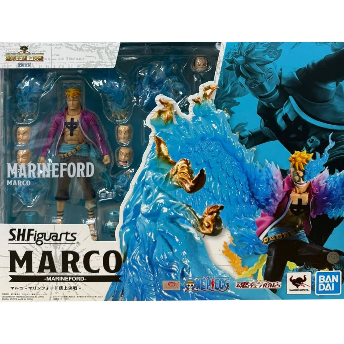 Figura de Acción One Piece SH Figuarts Marco El Fenix Marineford Ace