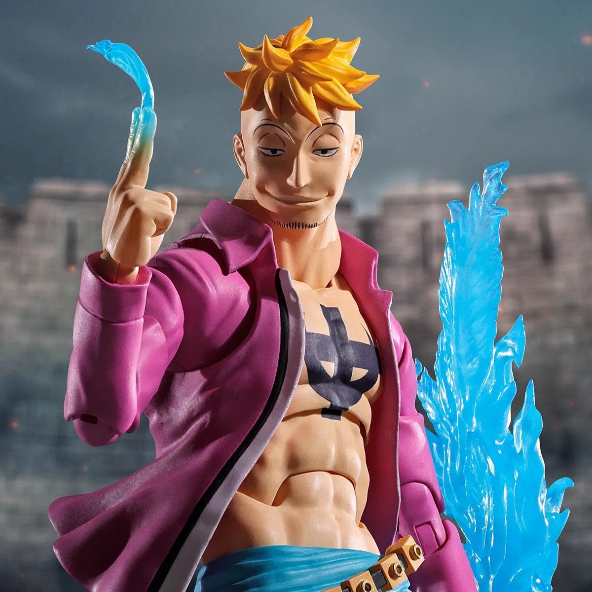 Figura de Acción One Piece SH Figuarts Marco El Fenix Marineford Ace