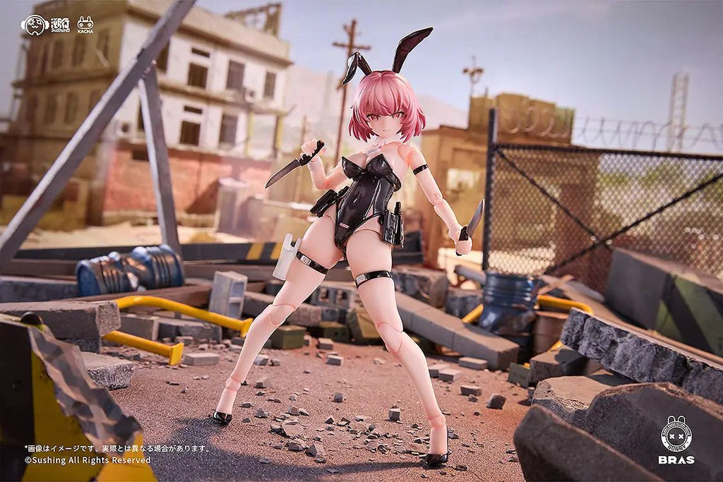 Figura Acción Escala 1-12 Conejita Comando Belka Bunny Rapid Action Squad 16cm