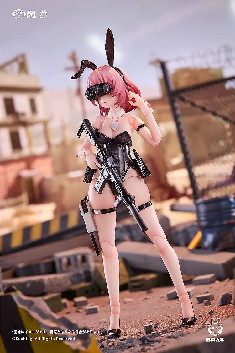 Figura Acción Escala 1-12 Conejita Comando Belka Bunny Rapid Action Squad 16cm