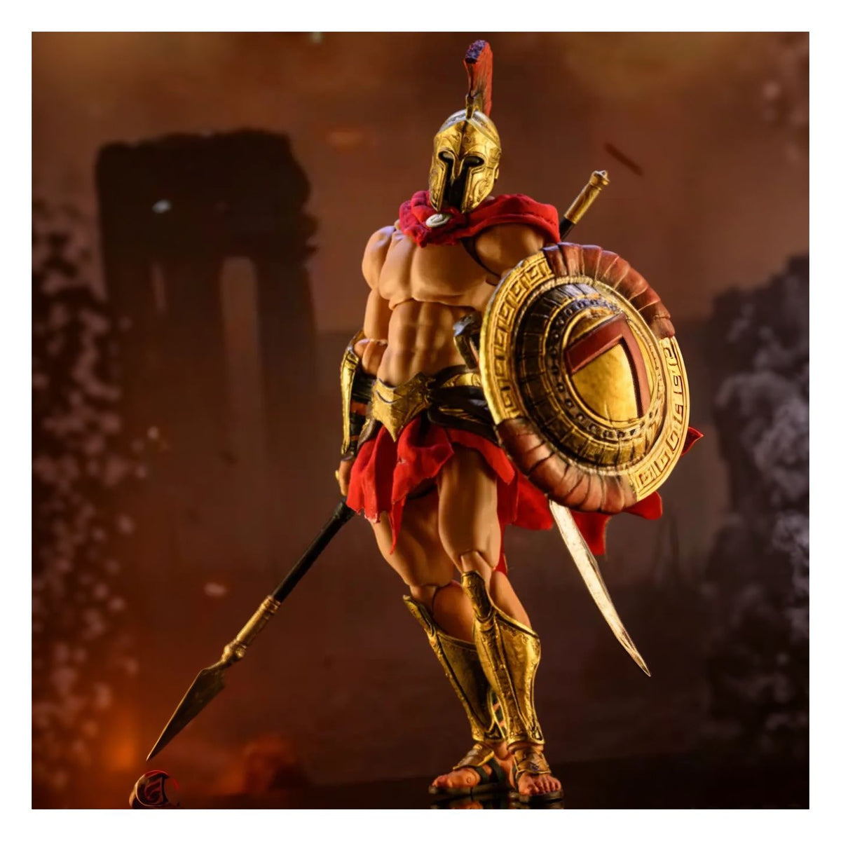 Figura de Accion Espartano Eternal Warlords Spartan King Leonidas  Standard Edition 17.5cm