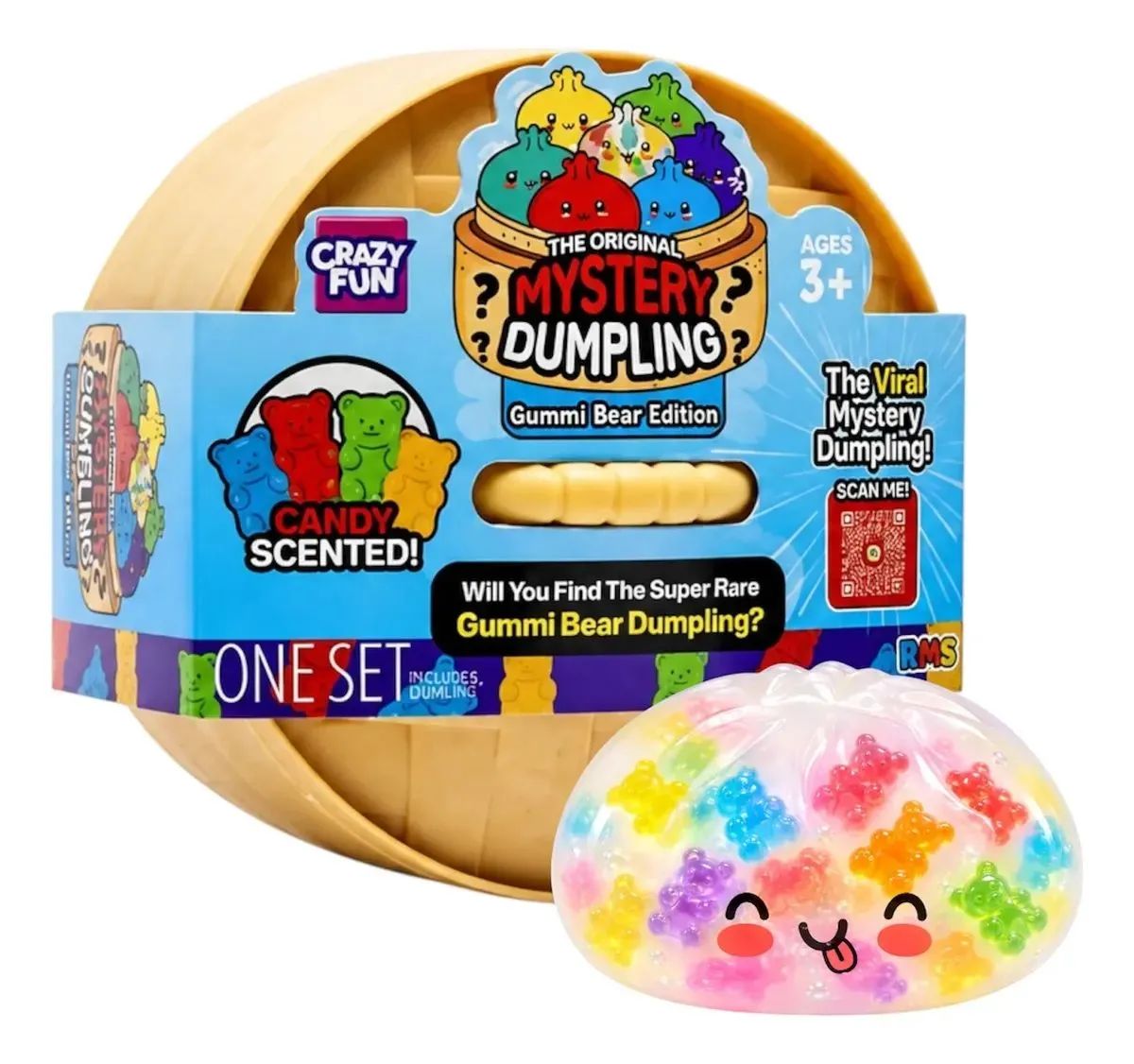 Squishy Dumpling Original Estirable Aleatorio GUMMI BEAR antiestrés RMS